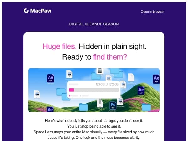 🔍Huge files detected on your Mac