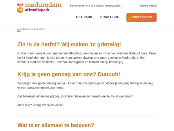 Herfst in Madurodam!  🍃