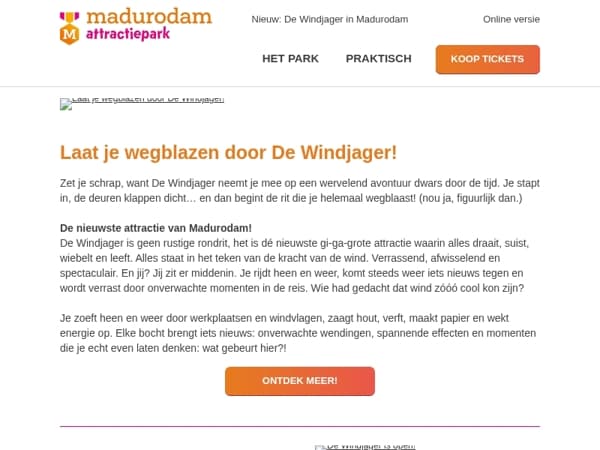 De Windjager is open!
