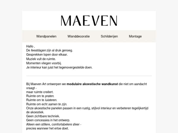 Breng rust in huis deze feestdagen