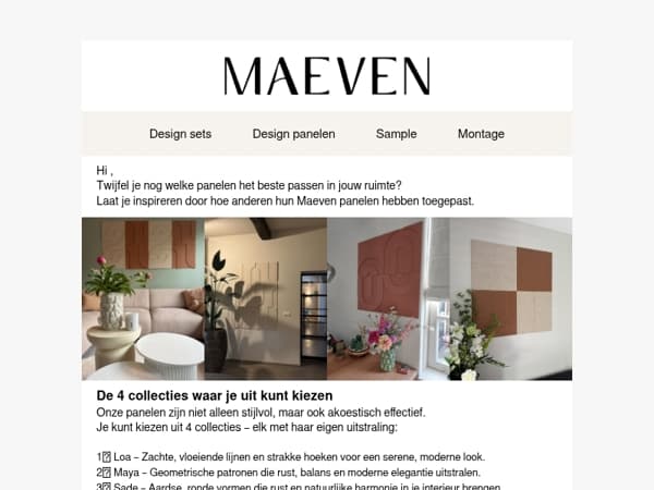 Zo gebruiken anderen hun Maeven panelen