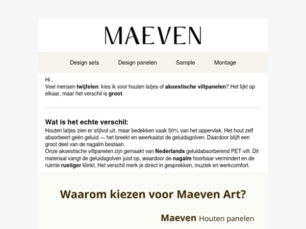 Twijfel je tussen houten latjes of viltpanelen? Dit moet je weten: