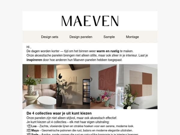 Zo gebruiken anderen hun Maeven panelen