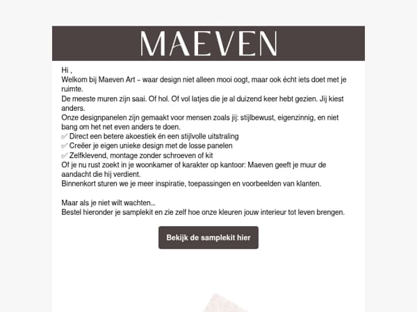 Welkom bij Maeven Art – akoestiek die je voelt