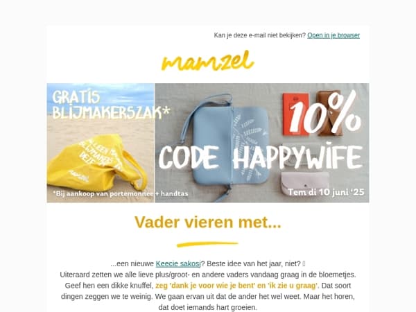 Op Vaderdag....verdien jij een nieuwe sakosj 🤪