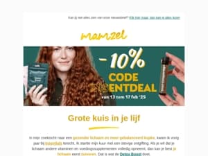 Detox je lijf met Insentials - 10% korting op Collageen en Detox