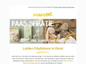 Paasideetjes, stickerpret en een gratis Bunny Plush van Maileg