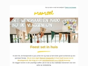 De party set die je in huis moet hebben! - Kadootje in deze nieuwsbrief