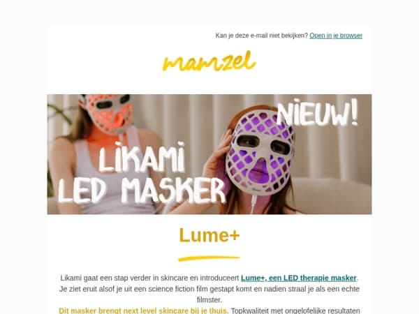 Likami lanceert een LED Therapy masker, de volgende stap in jouw skincare