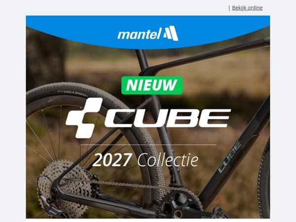 CUBE fietsen van 2027 staan nu live! 🚲