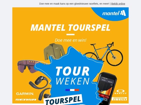 Ronde 2 van het Mantel Tourspel is geopend! 🏆