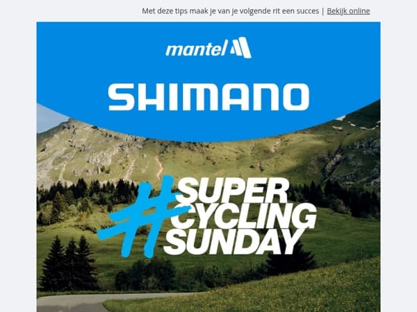 Maak je klaar voor Shimano Super Cycling Sunday! 🚲