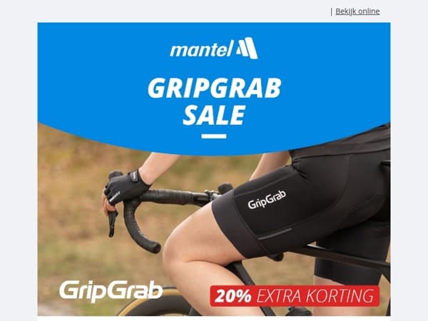 GripGrab kleding met 20% extra korting! ⏳