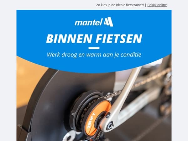 Fiets warm en droog in huis 🏠