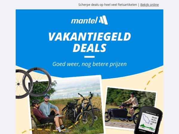 Vakantiegeld Deals: Goed weer, nog betere prijzen 🌞