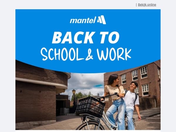 Het is tijd om weer naar school en werk te fietsen!