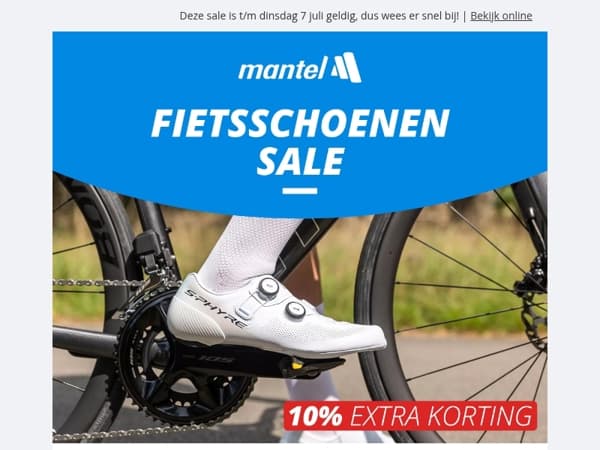 Scoor nu 10% korting op alle fietsschoenen! 🚀