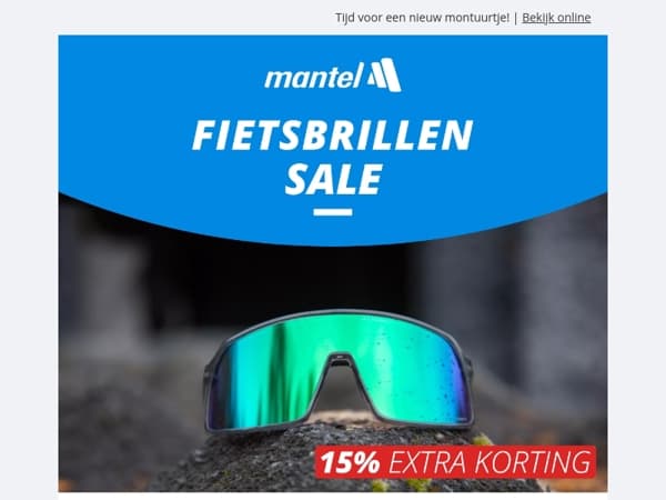 Scoor jouw nieuwe fietsbril met 15% korting! 🕶️