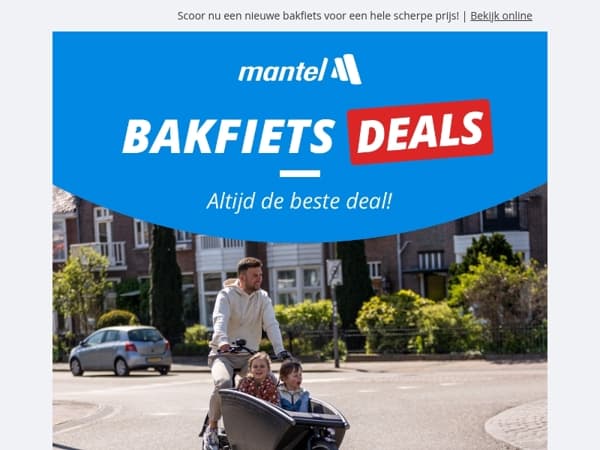 Scoor nu de beste bakfiets deals! 🌟