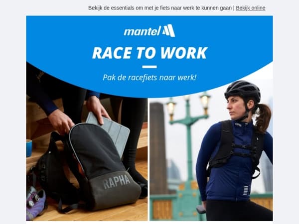Pak de racefiets naar werk! 💼