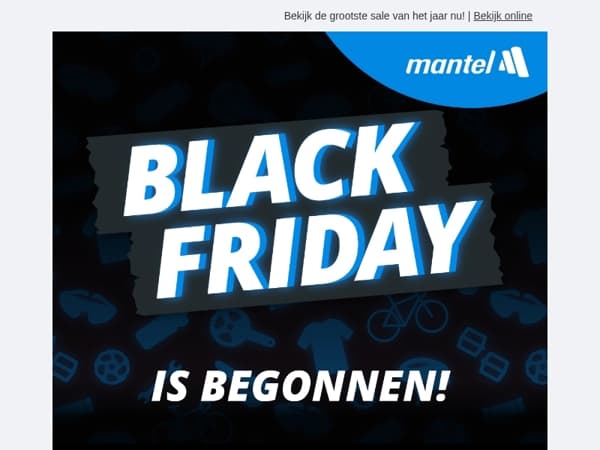 De Black Friday Sale is begonnen! 🚨
