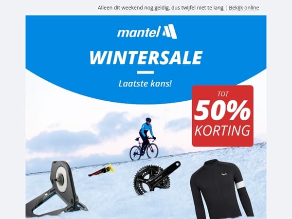Laatste kans in de Wintersale! ⏳