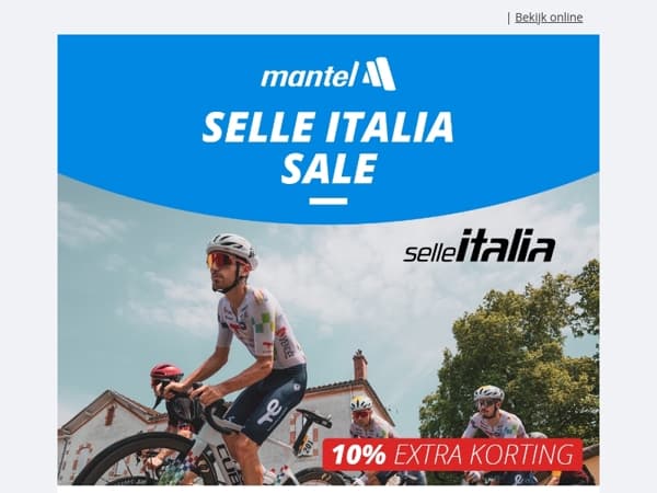 Nu tot 10% extra korting op Selle Italia zadels 🚨