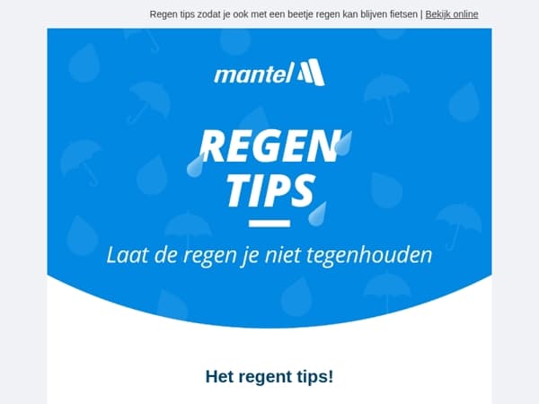 Met deze tips kan regen je niet tegenhouden! ☔
