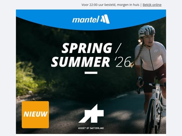 Assos Spring/Summer '26 collectie, nu beschikbaar! 👕