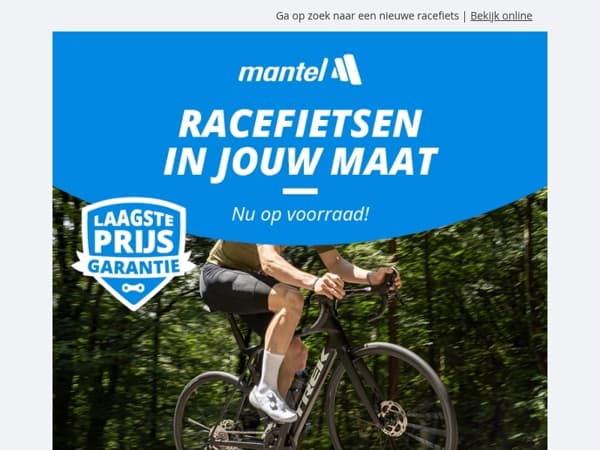 Deze racefietsen zijn nu op voorraad in jouw maat 🚲