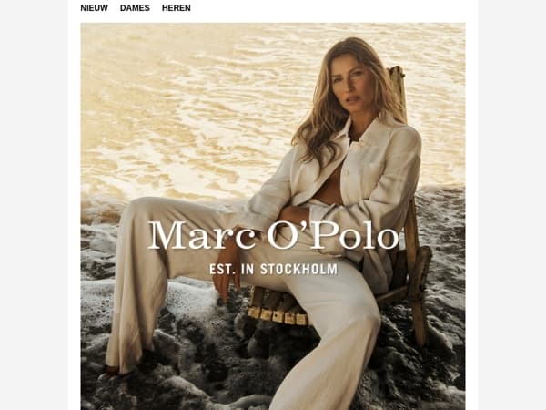 Gisele Bündchen voor Marc O'Polo
