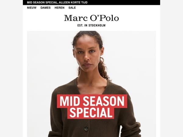 Mid Season Special met tot 30% korting