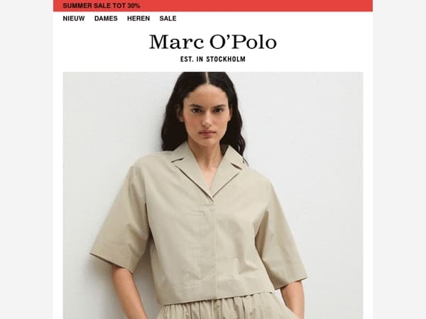 Onbezorgde elegantie voor warme dagen