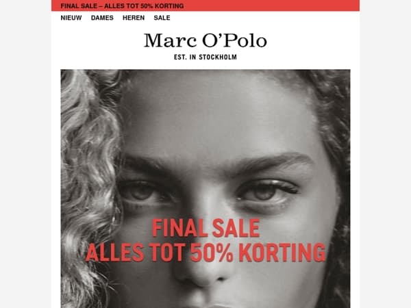 Final Sale: laatste kans op tot 50% in de Sale