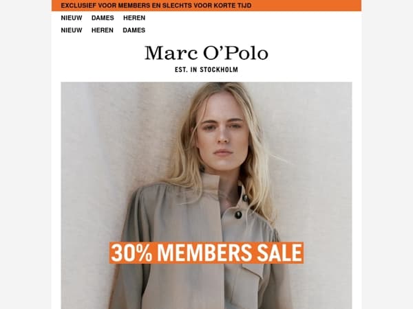 Members Sale verlengd