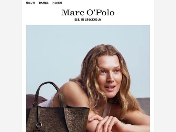 De nieuwe tassenmodellen, gedragen door Toni Garrn