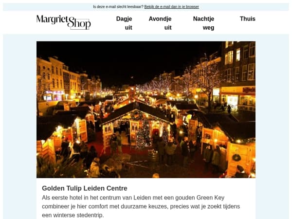 Geniet van een winterse stedentrip in Leiden
