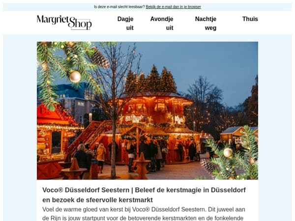 Beleef de kerstmagie in Düsseldorf