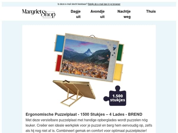 Puzzel je een plezier door het leven