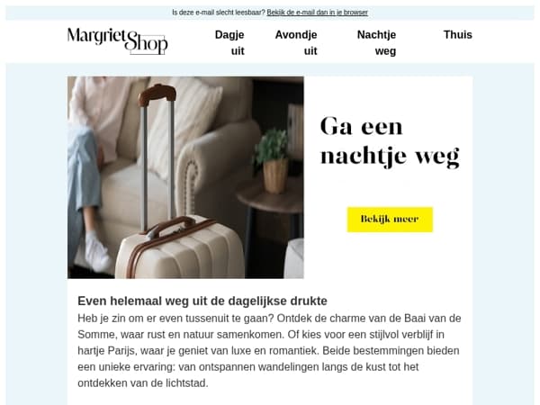 Van kasteeltuinen tot reizen, nu met korting
