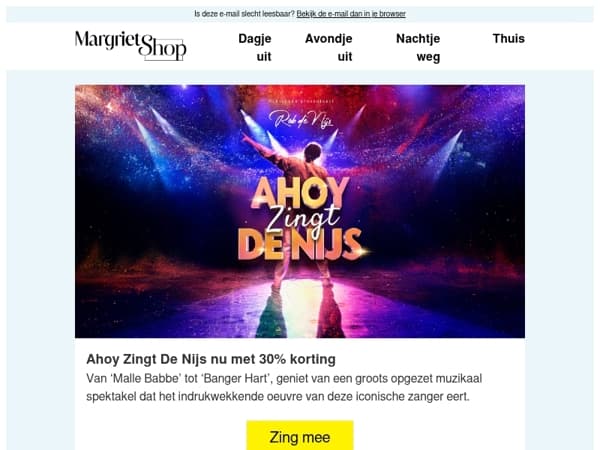 Zing mee met de meest spectaculaire concerten