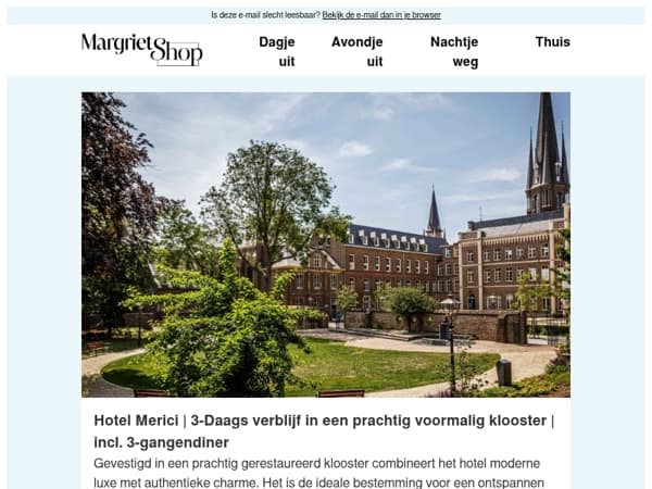 Overnacht in een voormalig klooster