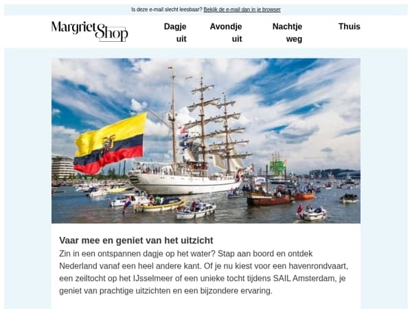 Beleef met korting een unieke rondvaart