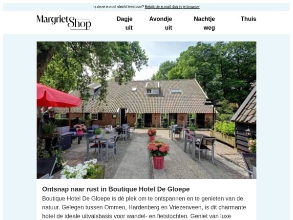 Voordelig een luxe overnachting in Twente