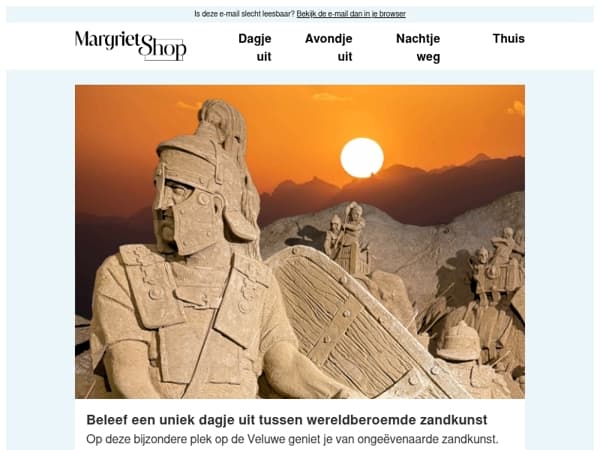 Beleef een uniek dagje uit tussen wereldberoemde zandkunst