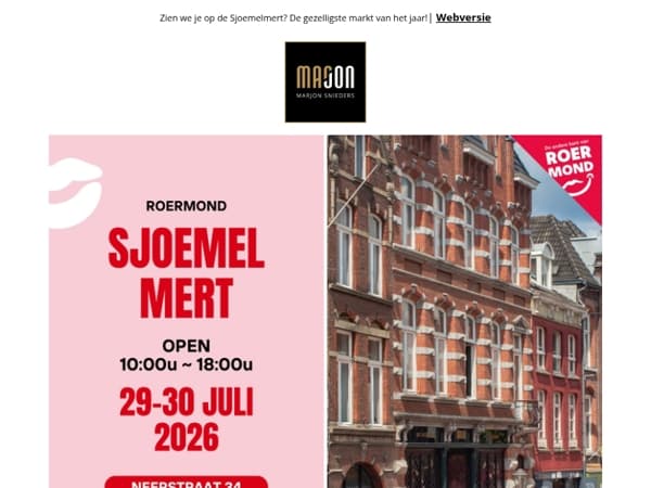 29 & 30 juli Sjoemelmert in Roermond!