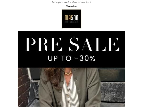 Your Pre-Sale Faves!