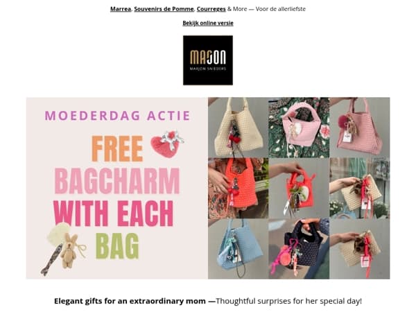 The Ultimate Mother’s Day Gift Edit! * Gratis bagcharm bij aankoop van een tas!