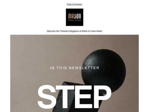 Kitten Heels & Cone Heels! Rising Higher, Staying Grounded