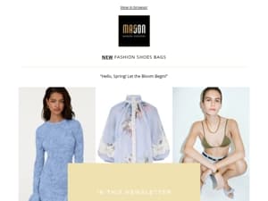 BLOSSOM LIKE SPRING — Rotate, Lola Cruz, Zimmermann & More